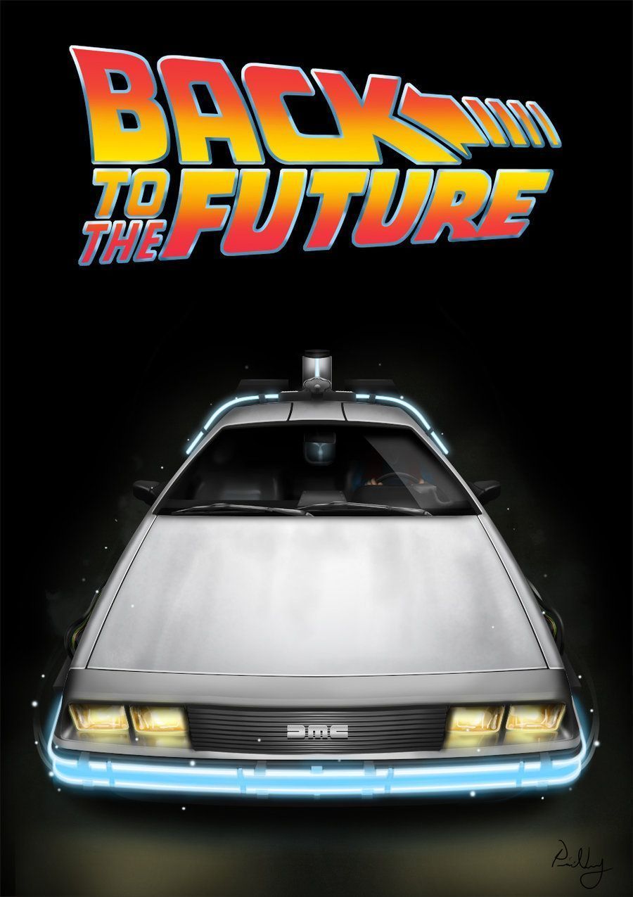 Back to the future DeLorean by paatoo on DeviantArt