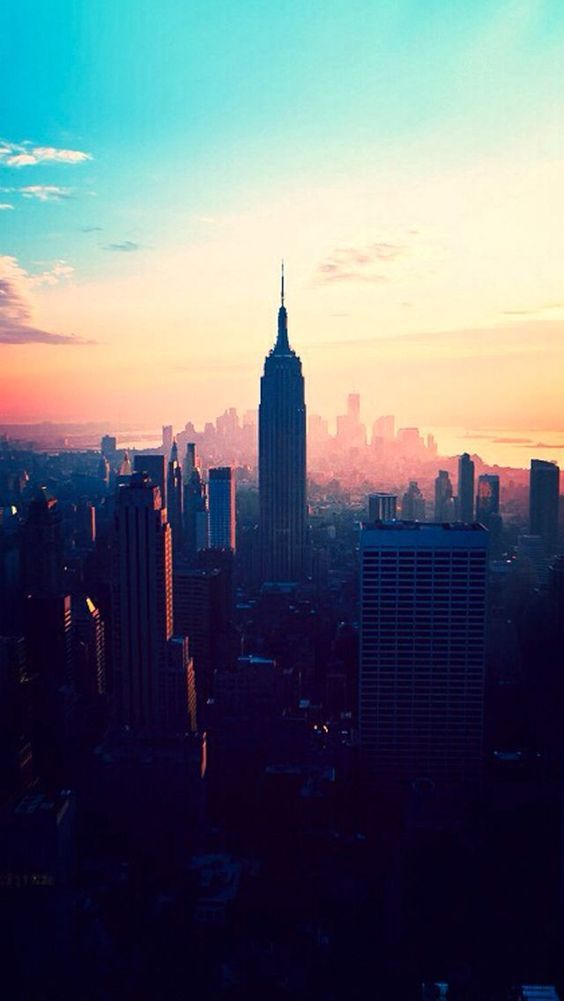 23 Backgrounds To Brighten Up Your Phone | City Skylines, New York ...