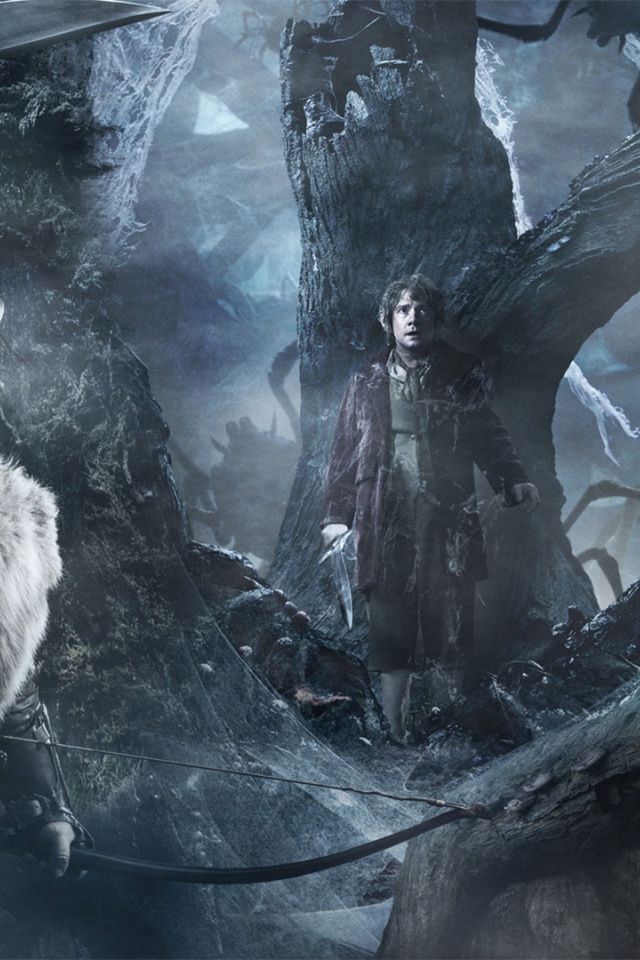 640x960 The Hobbit: The Desolation of Smaug Trio Iphone 4 wallpaper