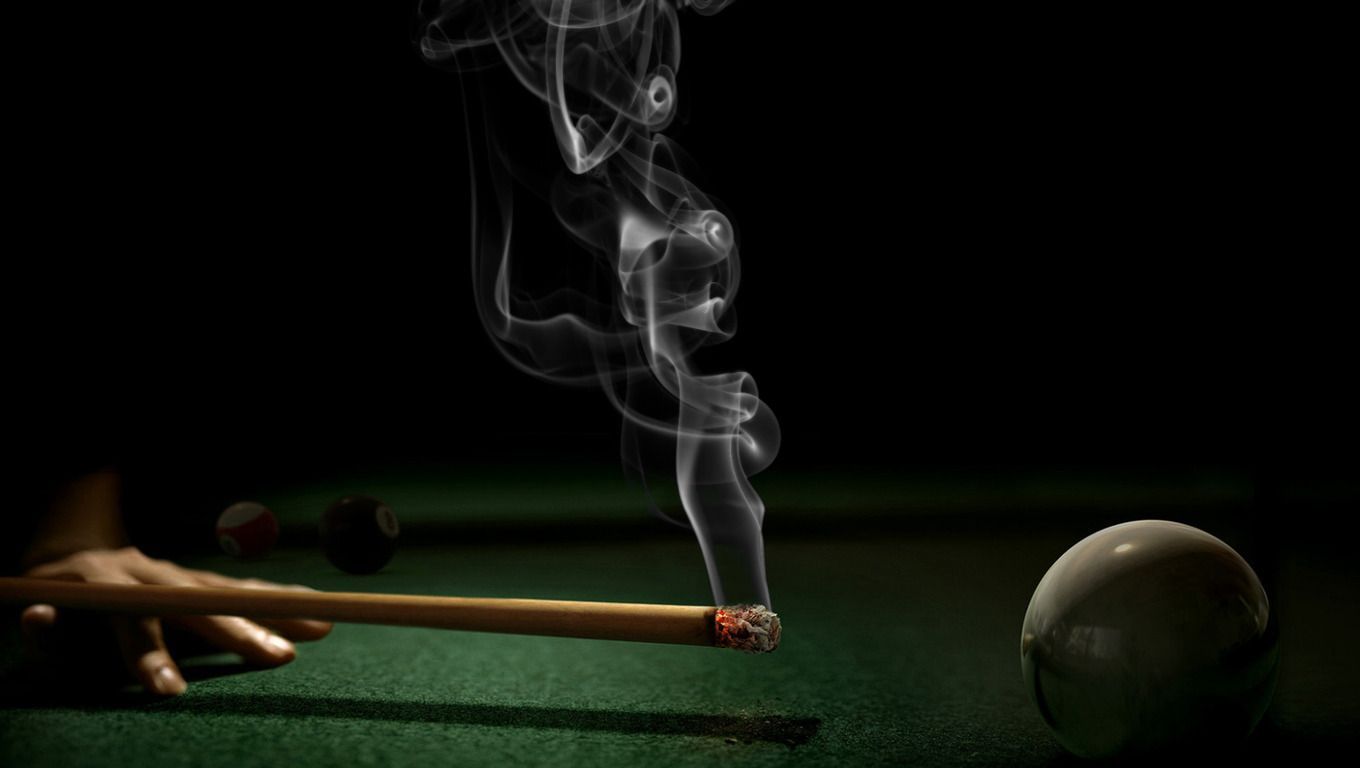 Pool Billiards Smoking Wallpaper HD 213 #2660 Wallpaper | High ...