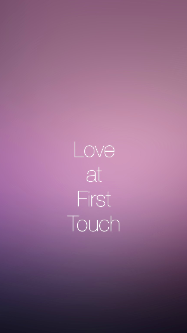 Love At First Touch Purple iPhone 5 Wallpaper (640x1136)