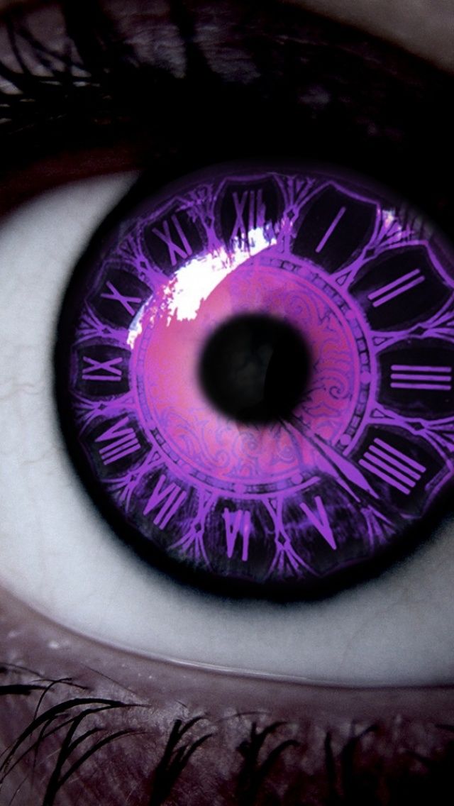 Purple Eye iPhone 5 Wallpaper | ID: 24845