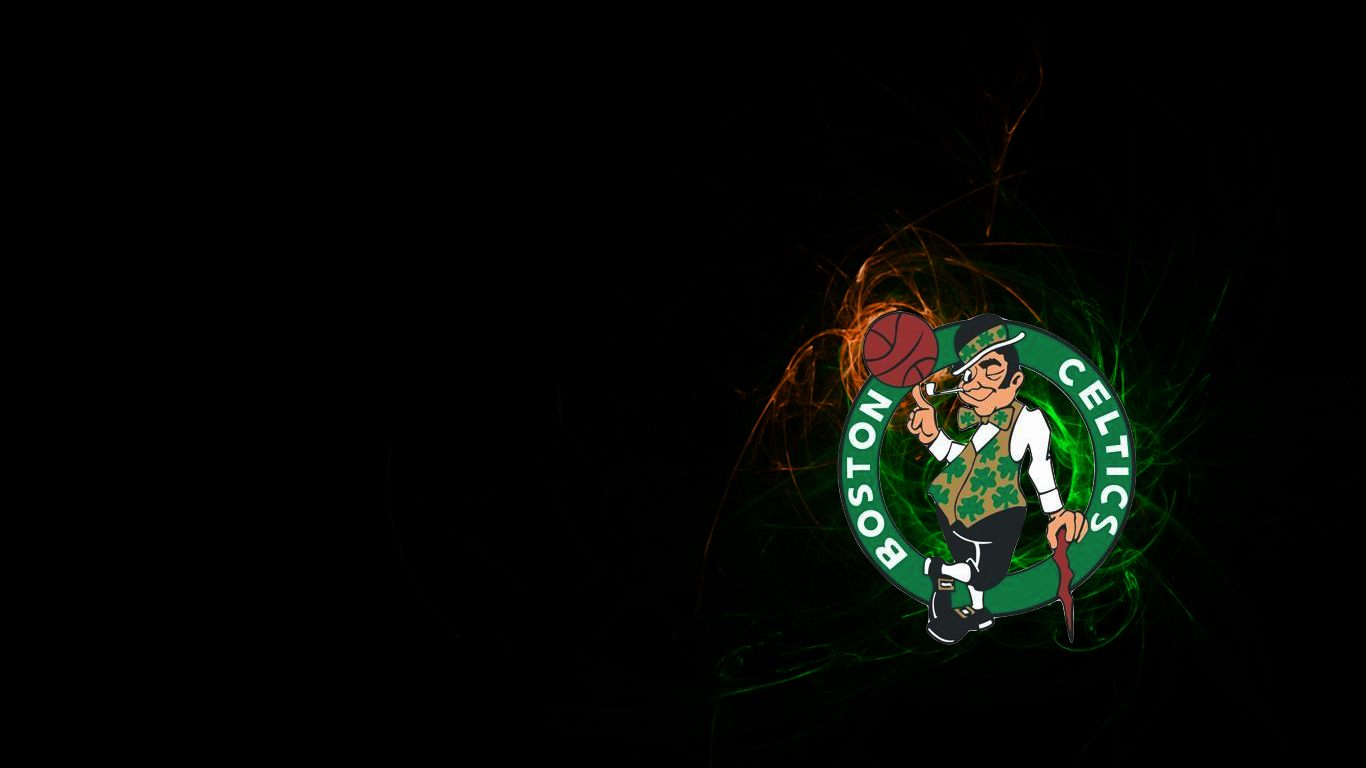 NBA Boston Celtics Logo Black wallpaper HD. Free desktop ...