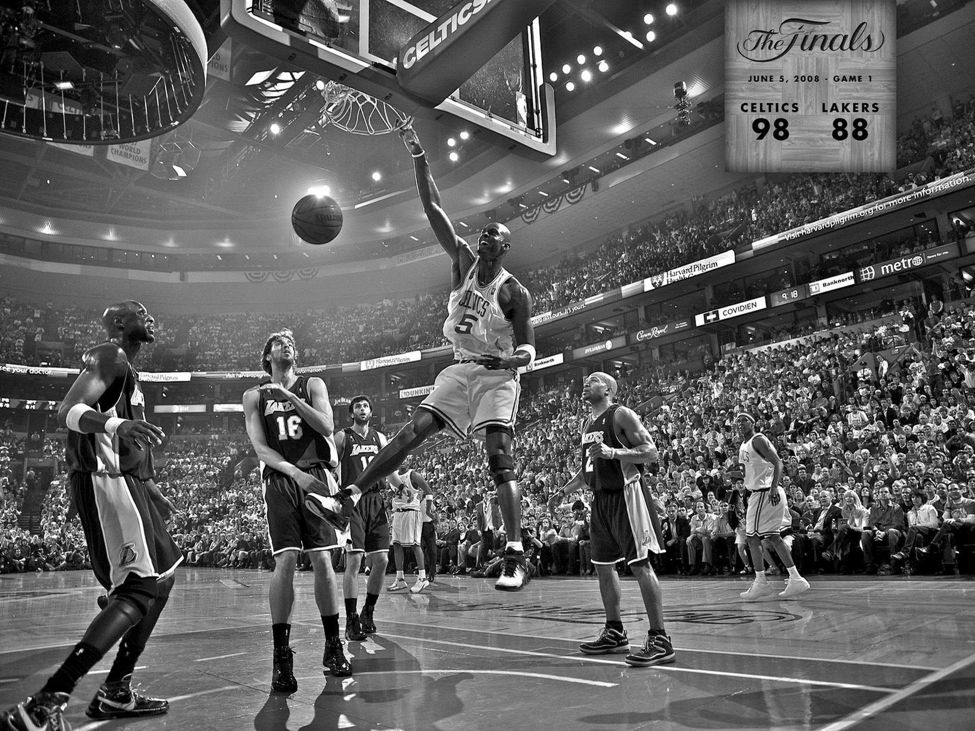Sports nba basketball monochrome los angeles lakers boston celtics ...
