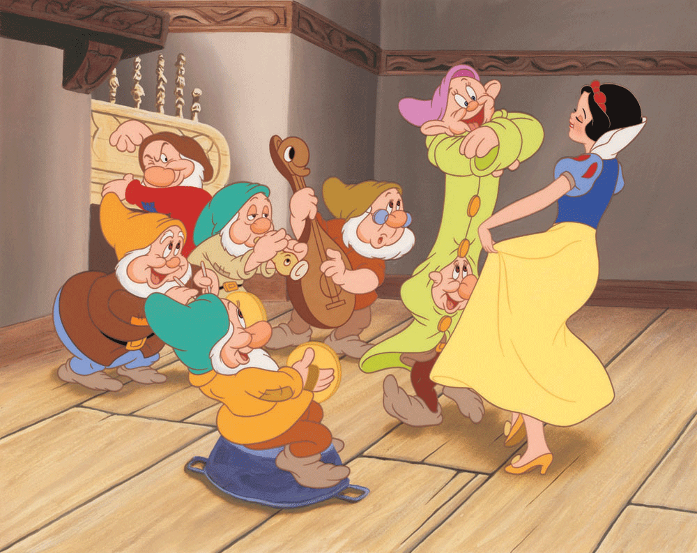 Snow White and the Seven Dwarfs Cartoon Wallpaper for iPhone 6 ...