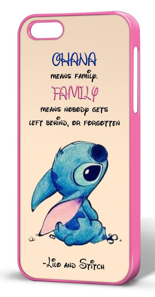 Disney Lilo and Stitch Quote Novelty Hard Case for iPhone 4/4s/5 ...