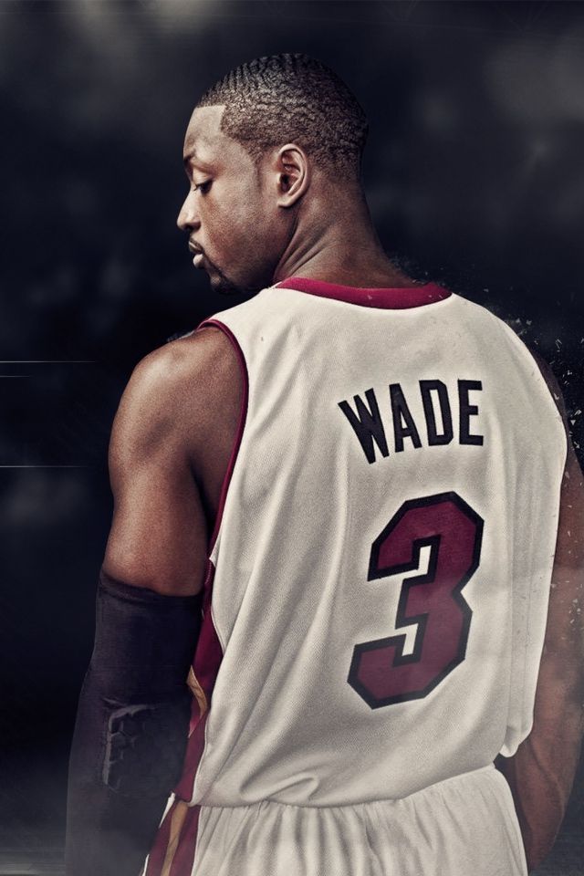 Download Wallpaper 640x960 Dwyane wade, Basketball player, Miami ...