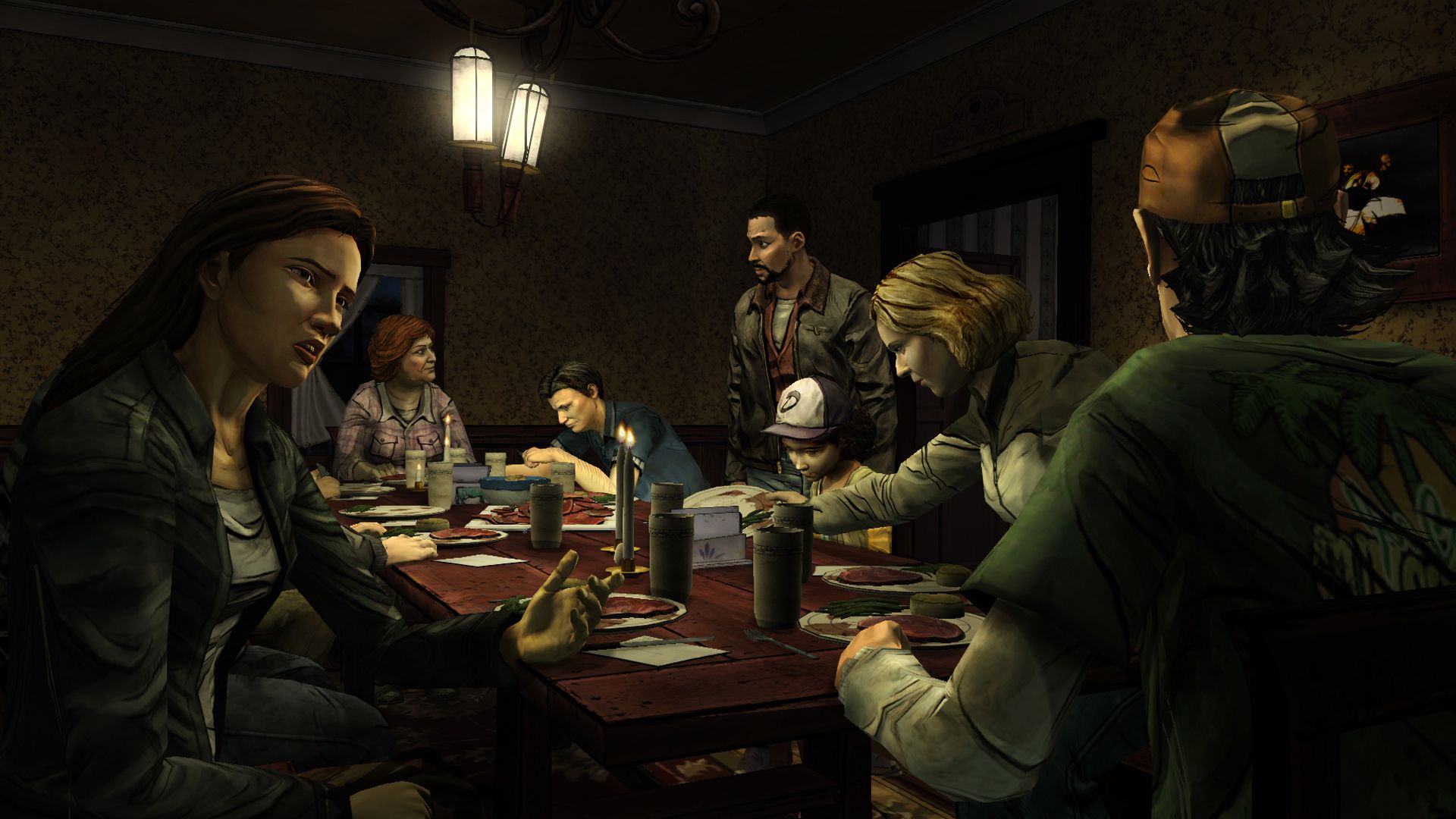 The Walking Dead Video Game Screenshots #7289 Wallpaper ...