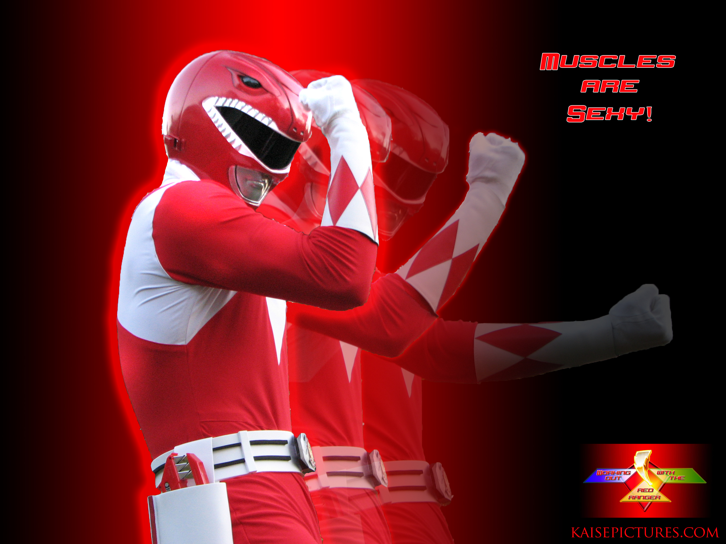 Red Ranger Workout Program Wallpaper Downloads - Kaise Pictures