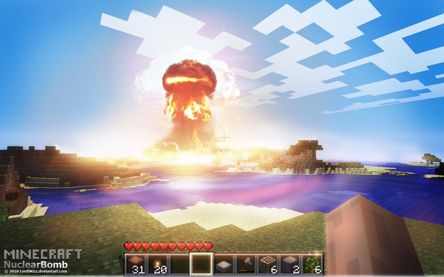 Minecraft Nuclear Bomb Wallpaper | LOLd | Wallpaper - Funny ...
