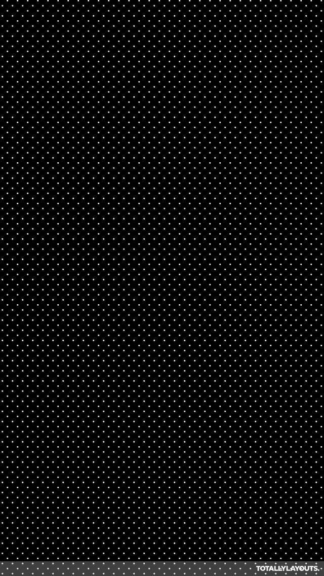 Black Pin Dot Polka Dot Android Wallpaper