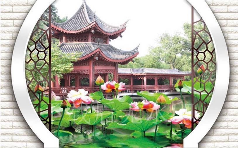 Aliexpress.com : Buy 3d wall murals wallpaper,Classical Chinese ...