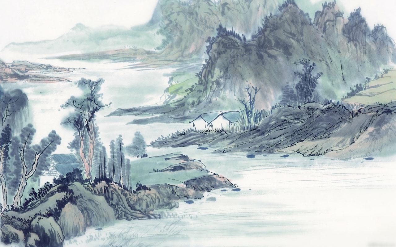 Chinese Ink Painting Landscape - Art Paintings
