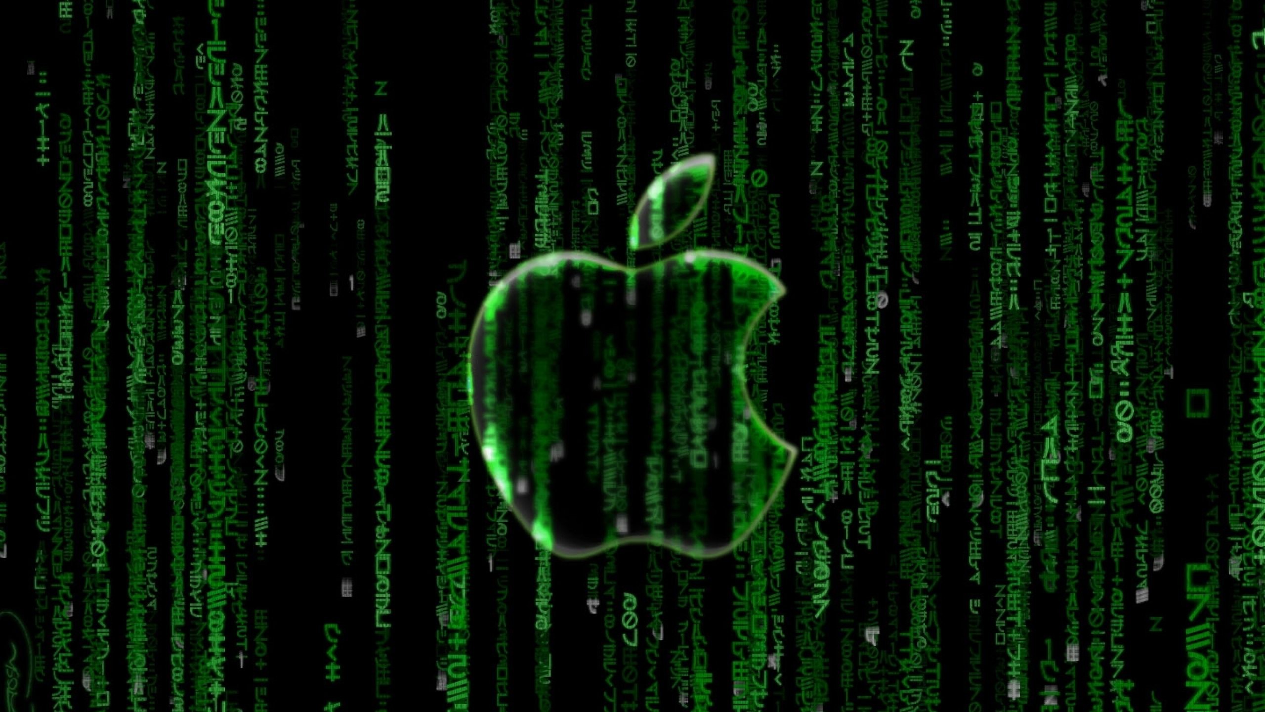 Wallpapers Matrix Apple Inc Mac Logos Hd Online 2560x1440 ...