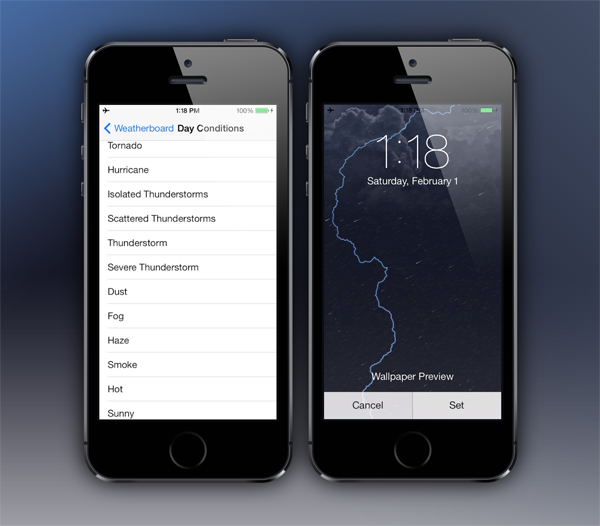 How To Get Animated Weather Wallpaper On iOS 7 Home And Lock ...