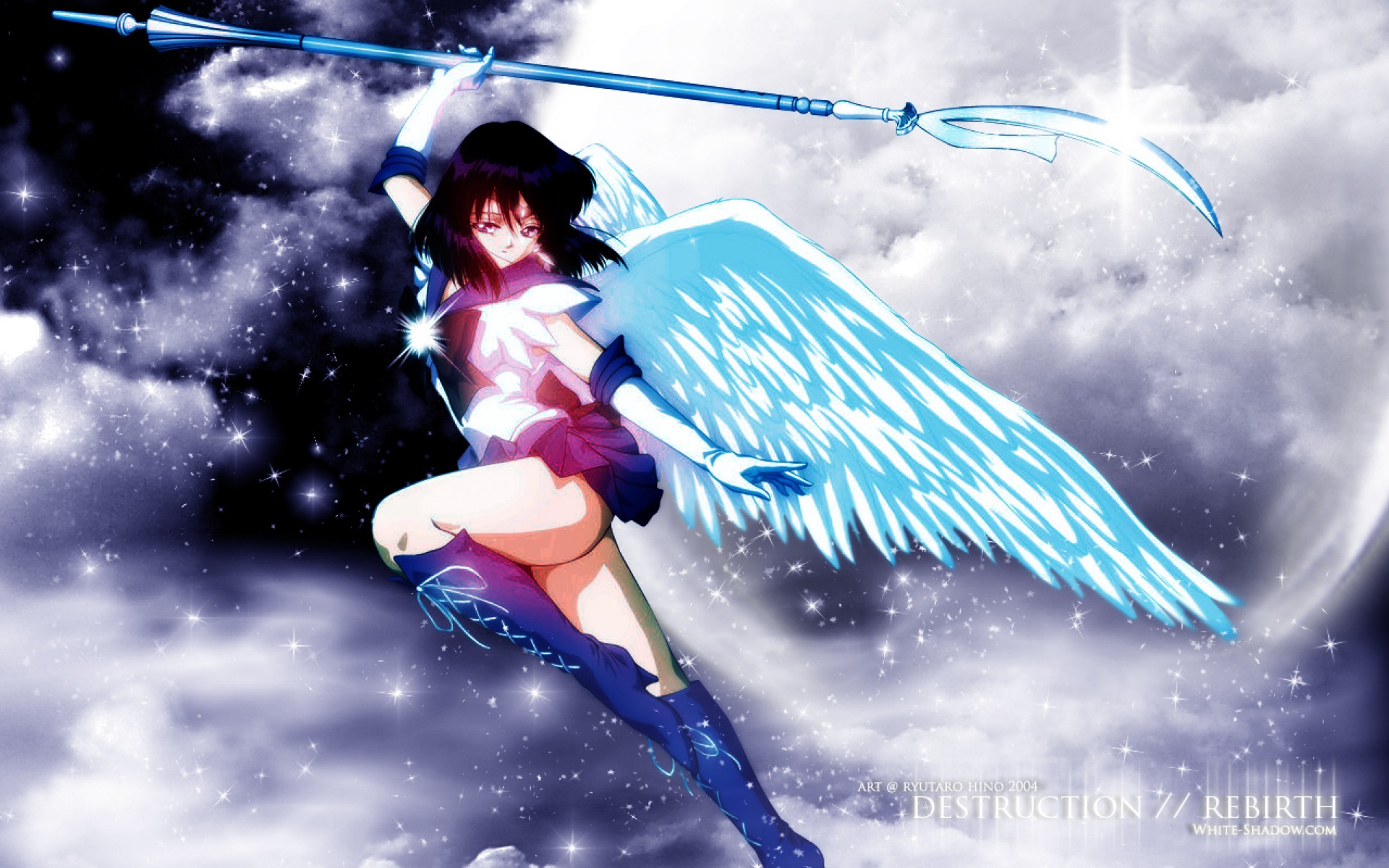 Sailor Saturn with wings - Winx Club & Sailor Scouts Wallpaper ...