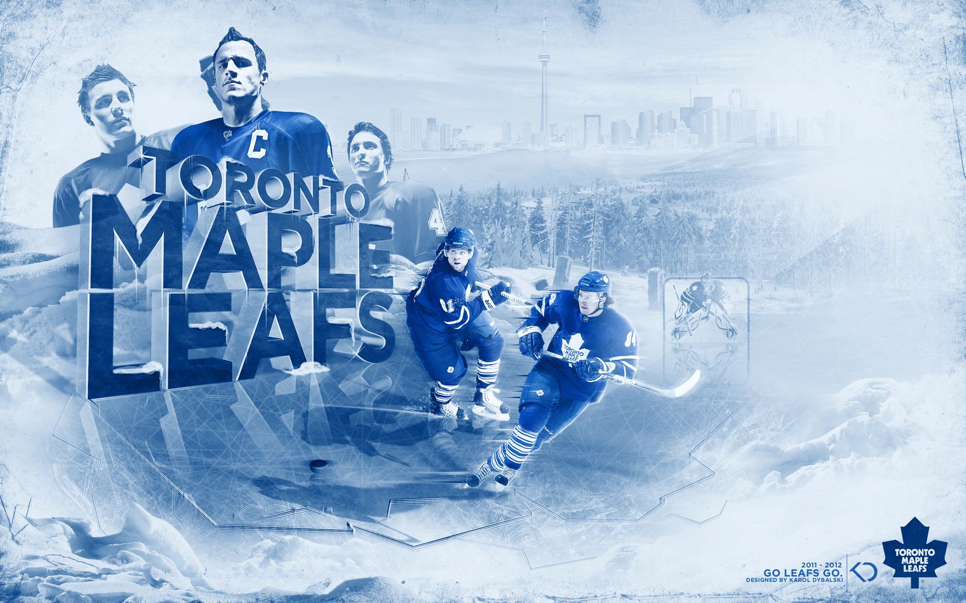 NHL Wallpapers - Toronto Maple Leafs Team 1920x1200 wallpaper