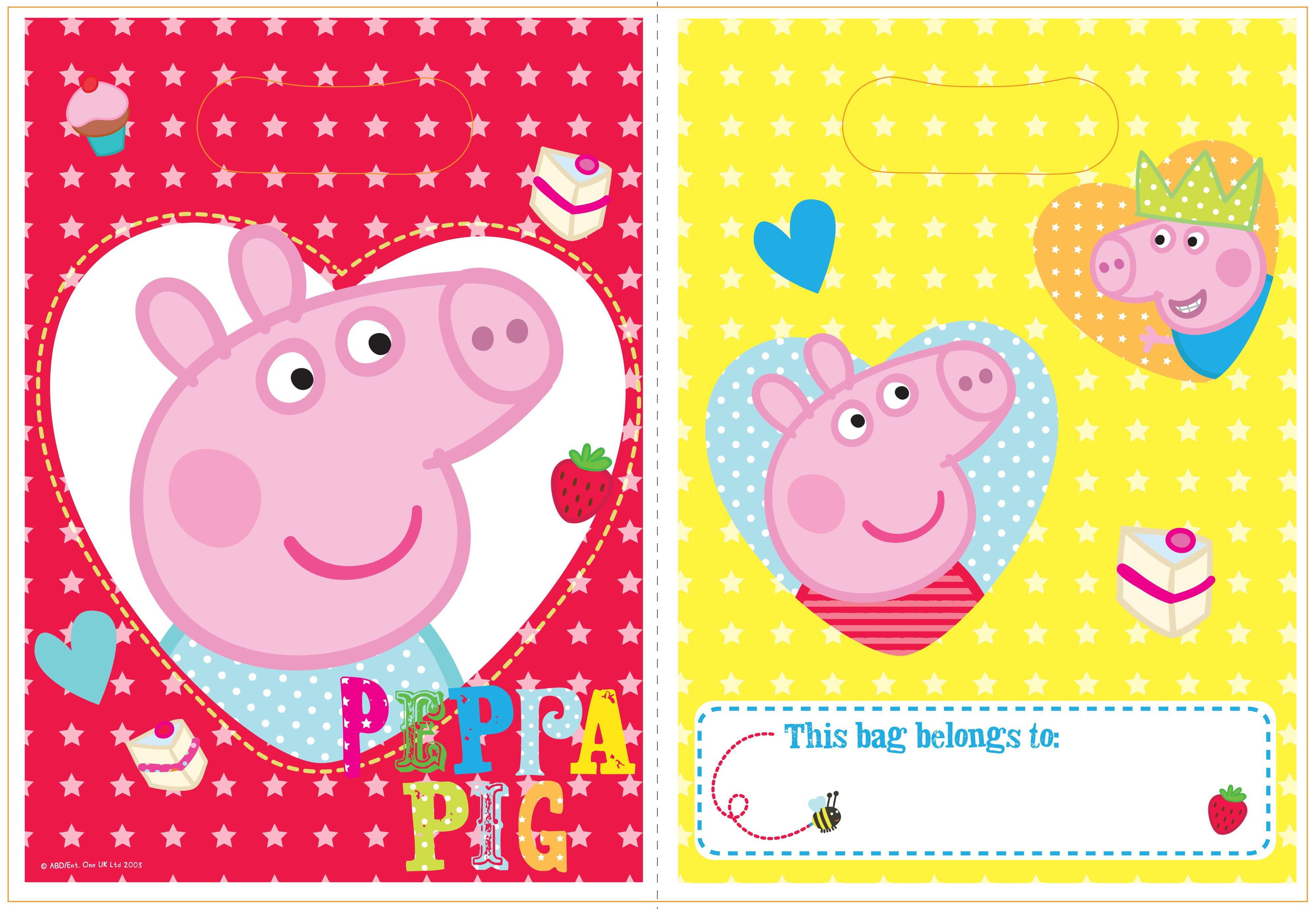 Peppa Pig Loot Bags (Pack of 8) | Peeks