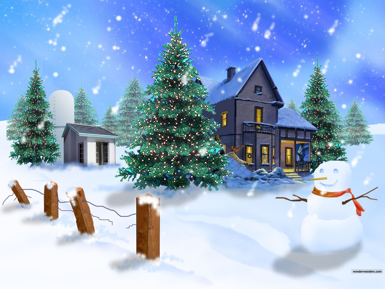 Christmas graphic art wallpaper picture
