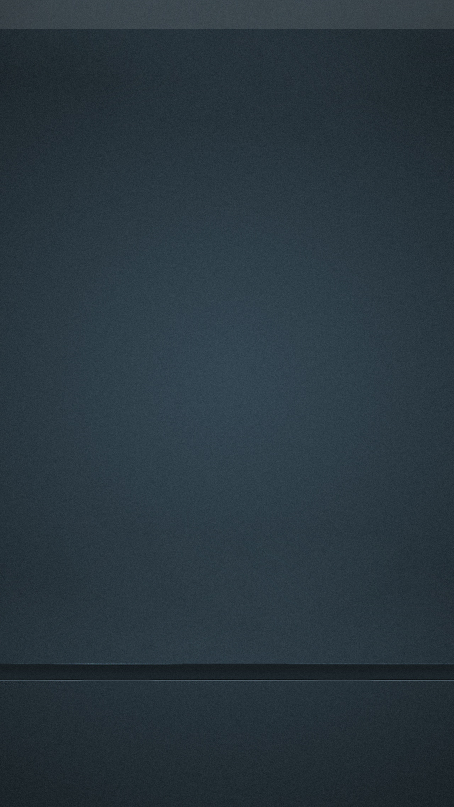 Clean Blue-Gray Homescreen iPhone 5 Wallpaper / iPod Wallpaper HD ...