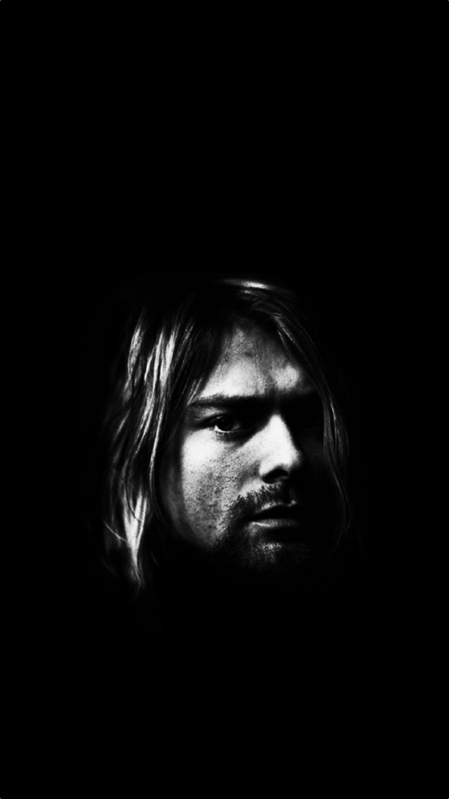 Download wallpaper black for iphone 6 - iphone 6 Plus Kurt Cobain ...