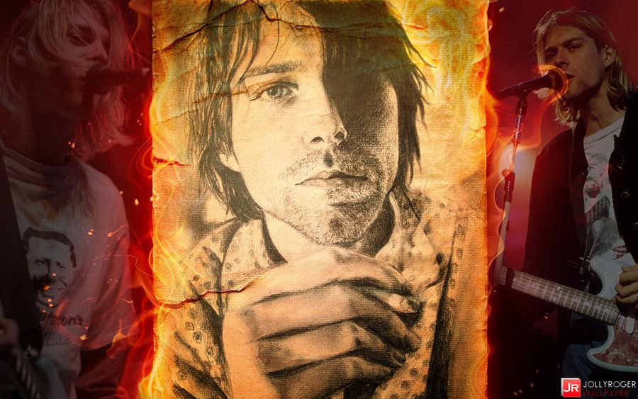 Kurt Cobain Wallpaper by briorey on DeviantArt