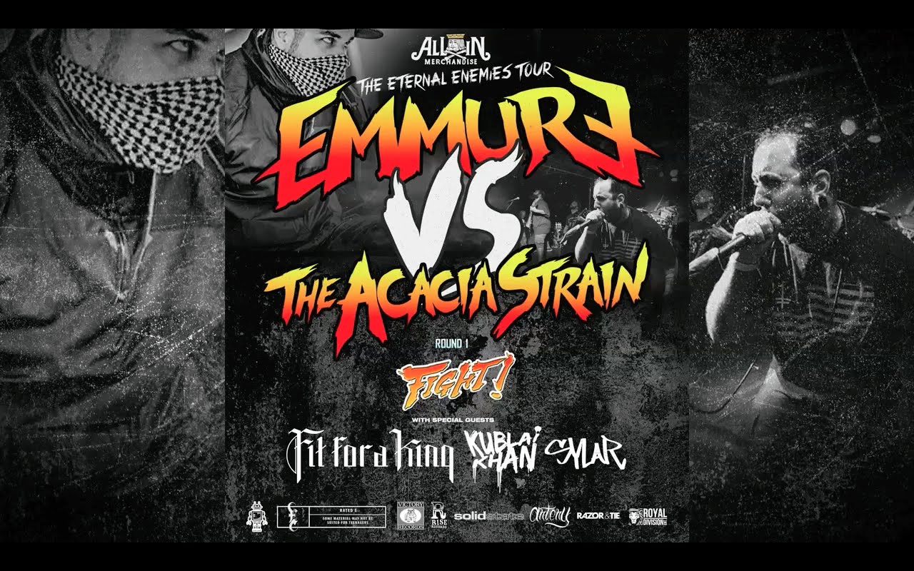 Emmure vs The Acacia Strain - Eternal Enemies Tour - YouTube