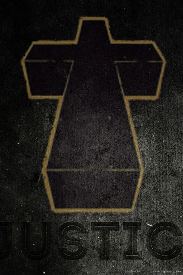 Download Justice Cross Logo Wallpaper For iPhone 4