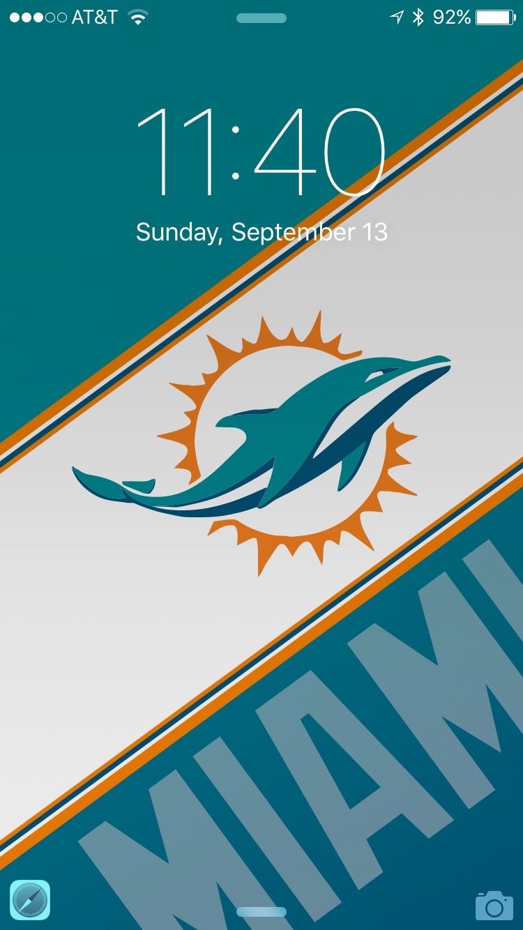 Dolphins iPhone 6 Wallpaper (link in comments) : miamidolphins