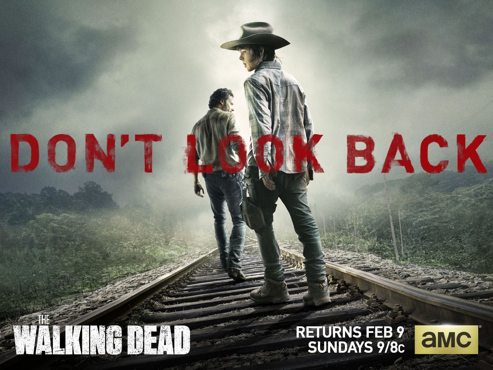 The Walking Dead Season 4 wallpaper with Carl and Rick | Movie ...