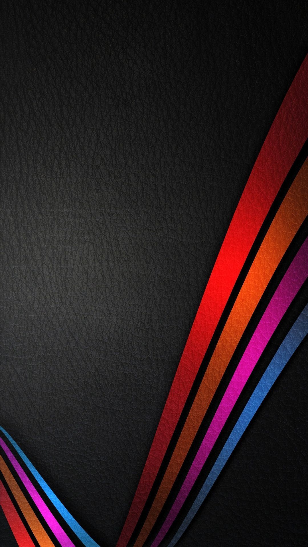 Wallpapers for Galaxy - Black Leather Pattern