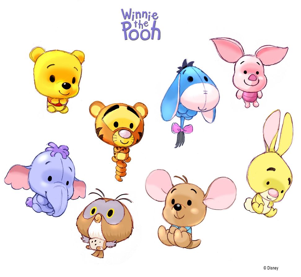 Chibi Winnie the Pooh HD Wallpaper Image for iPhone - Cartoons ...