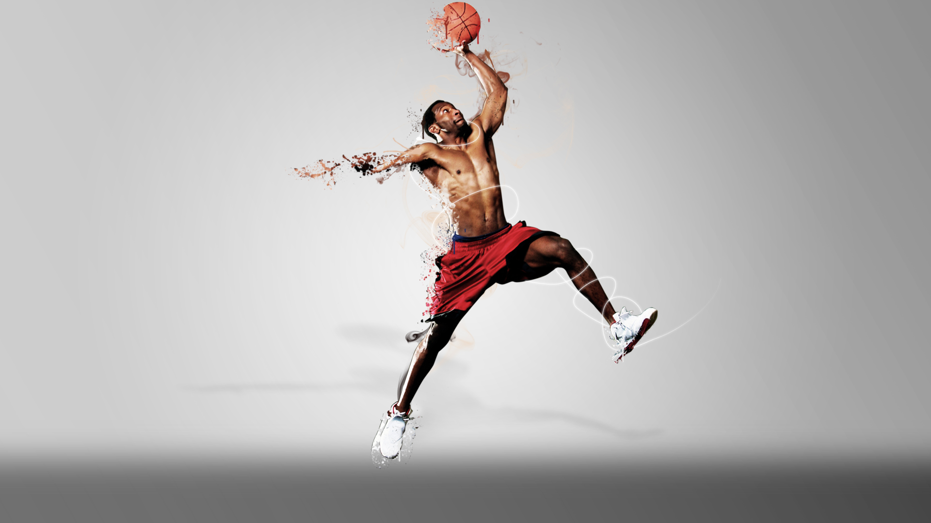 Jump Basketball Sport Wallpaper HD Free Deskto Wallpaper