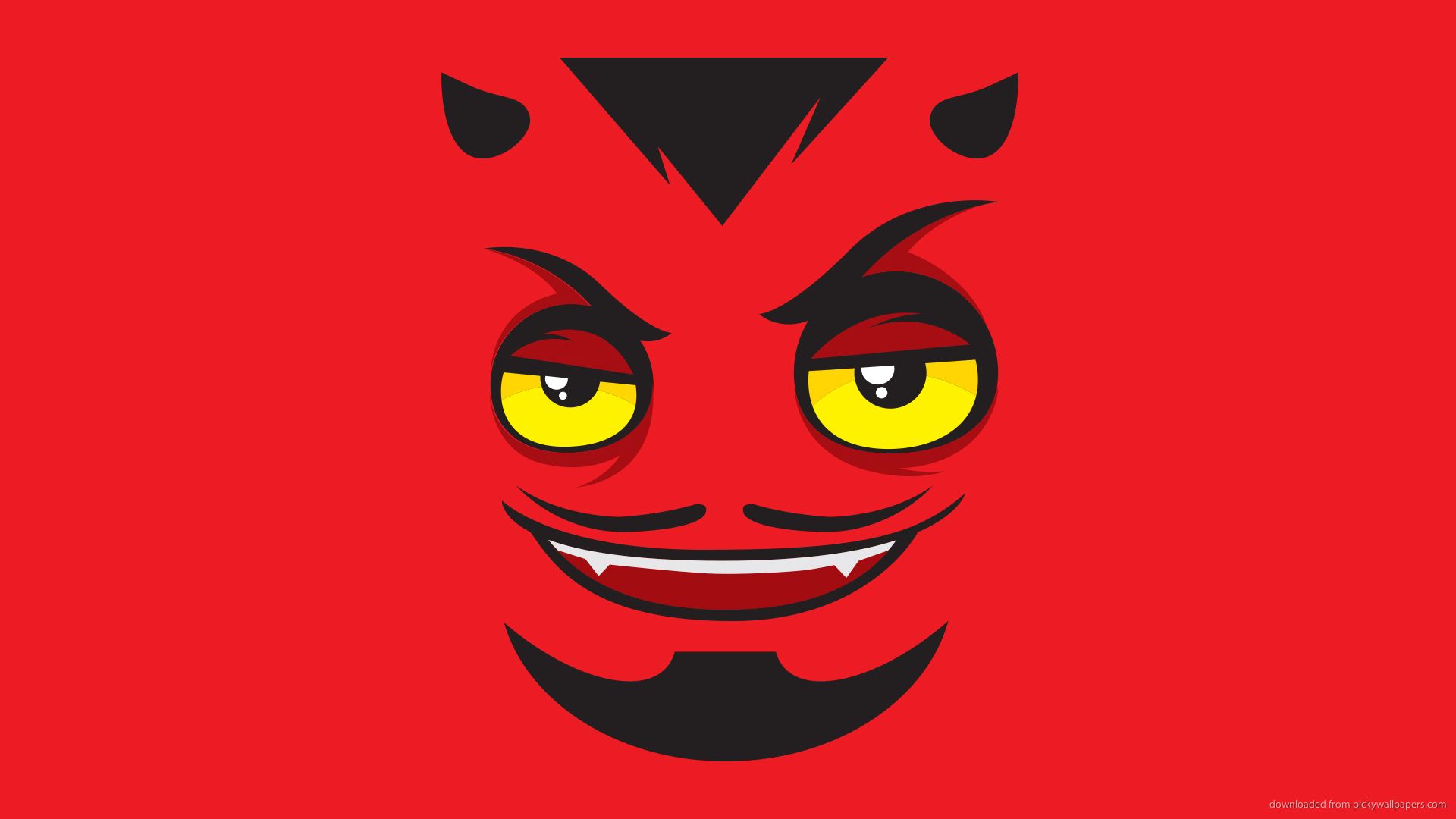 Devil's Smile Wallpaper For iPhone 4