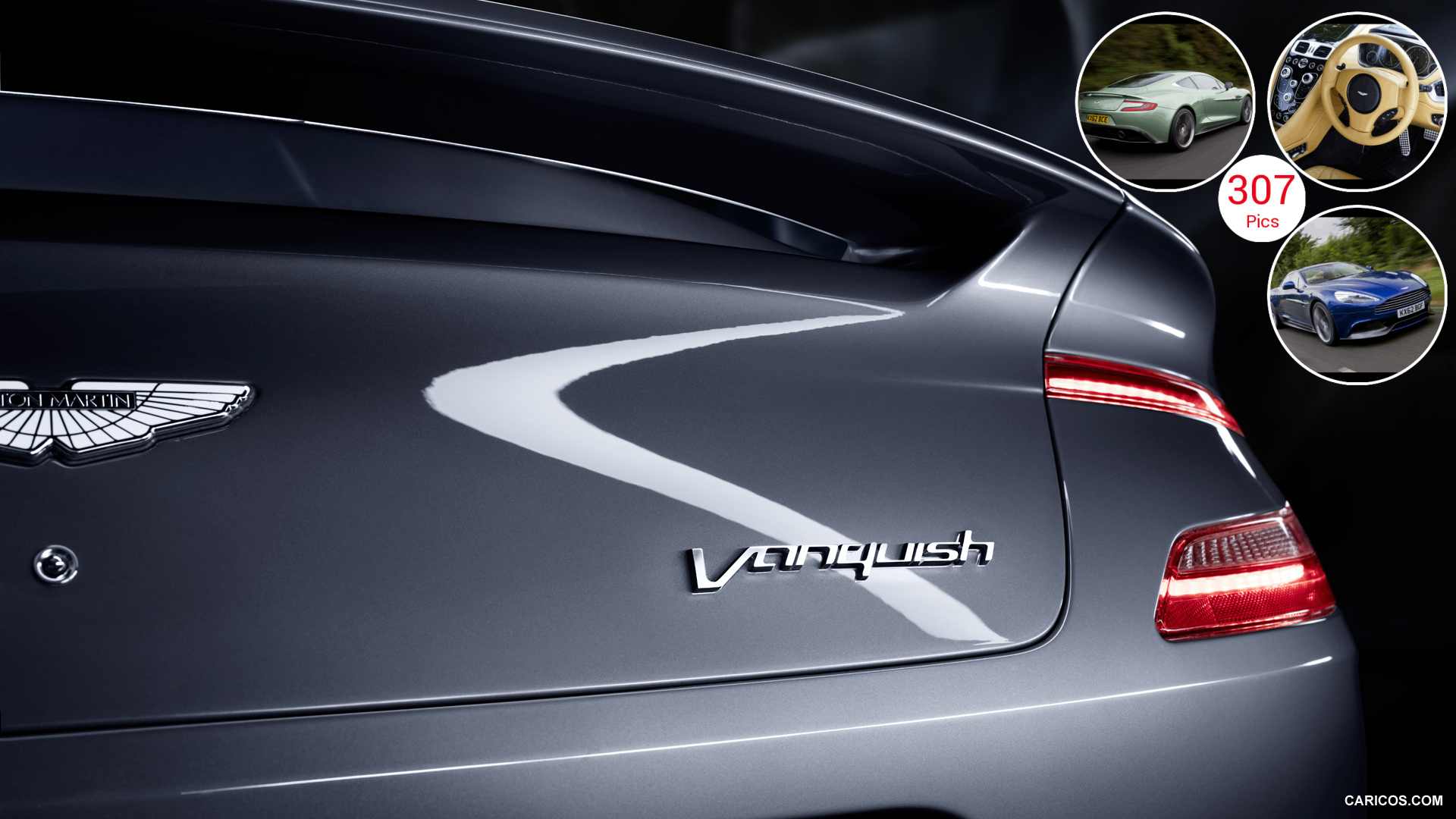 2013 Aston Martin Vanquish Rear, Badge / Spoiler | HD Wallpaper ...