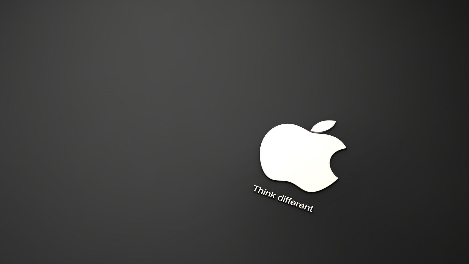 White Apple Logo - wallpaper