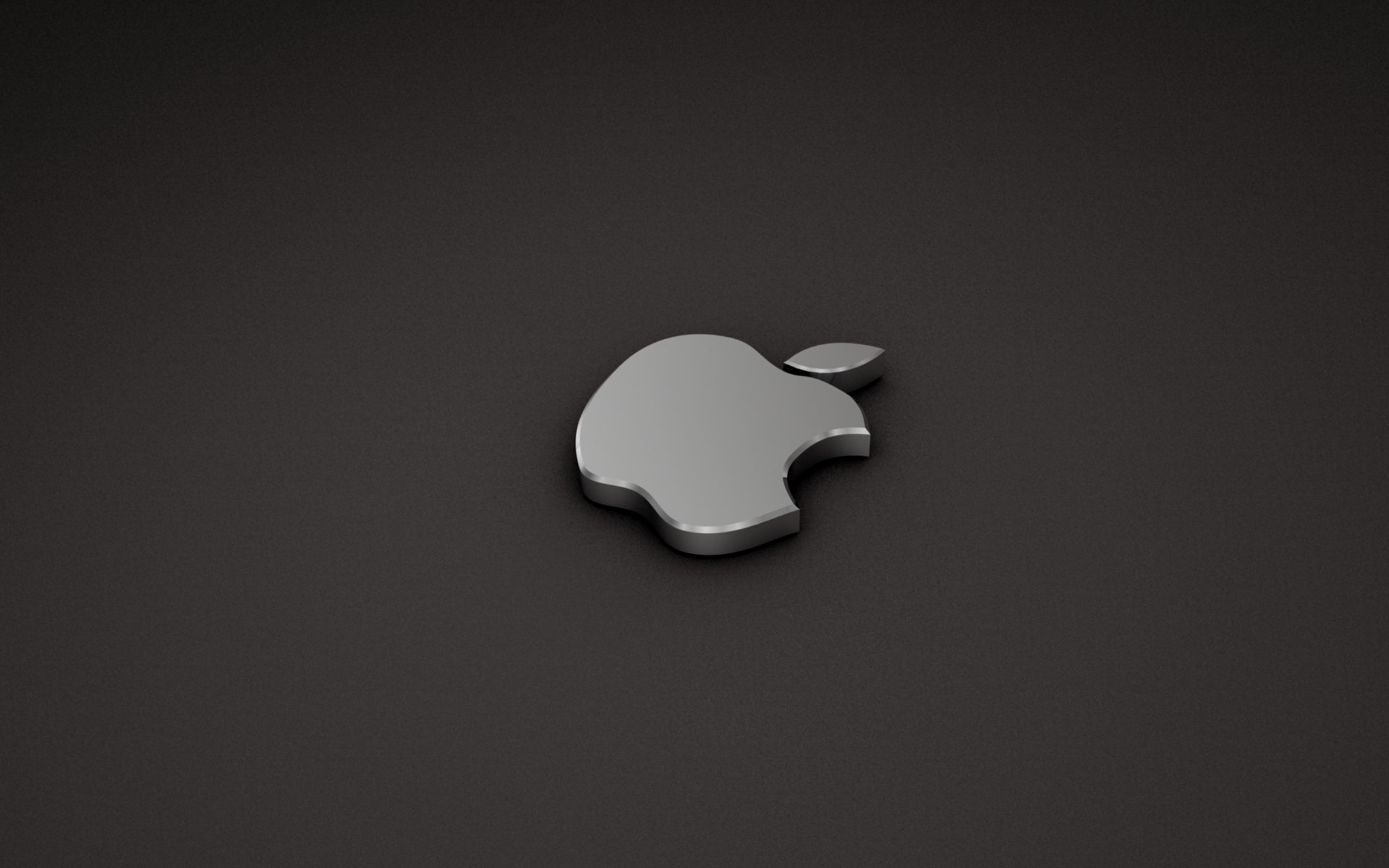 White Apple Logo - wallpaper.