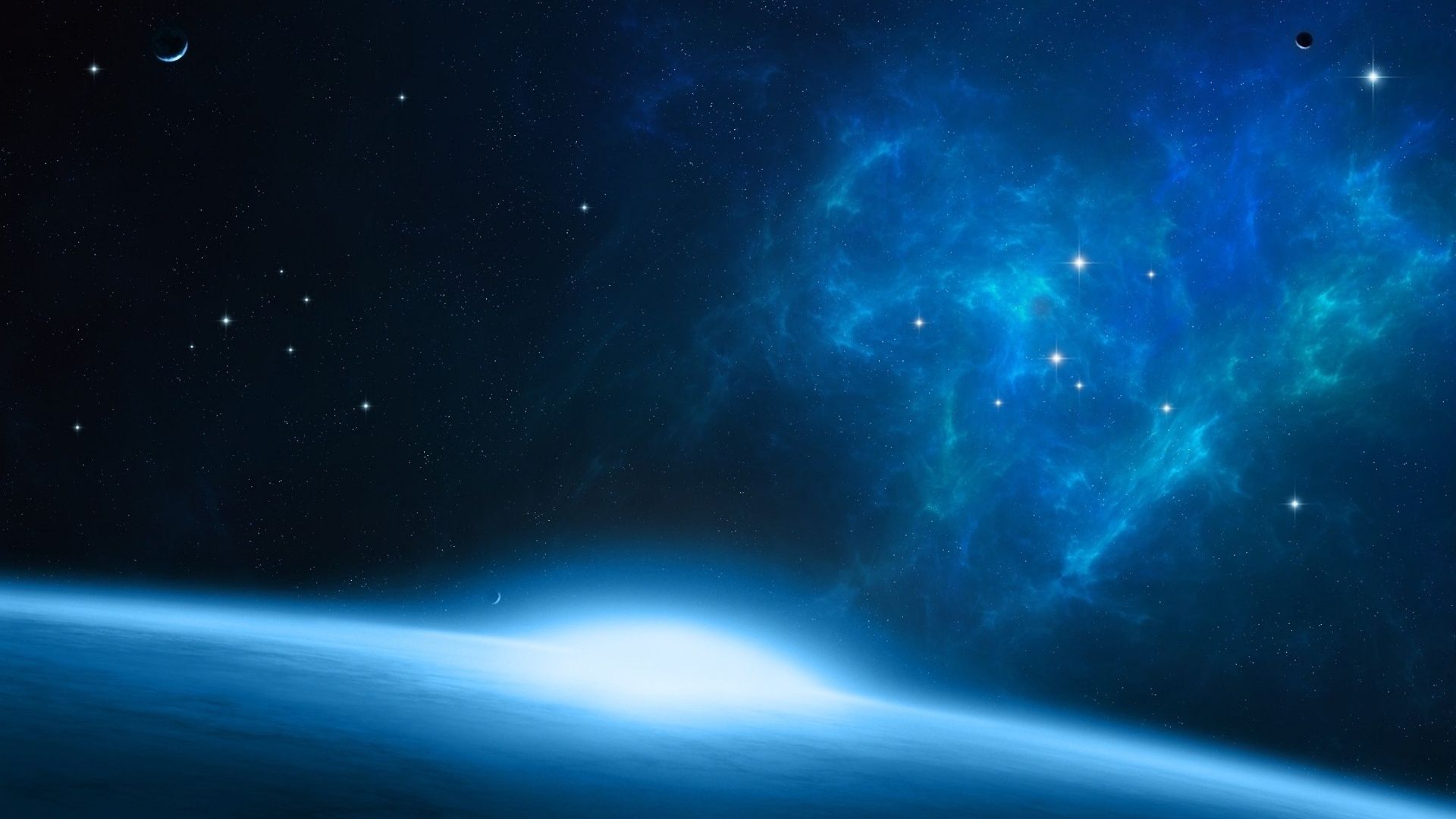 Download Cool Blue Space Wallpaper 2889 1920x1080 px High ...