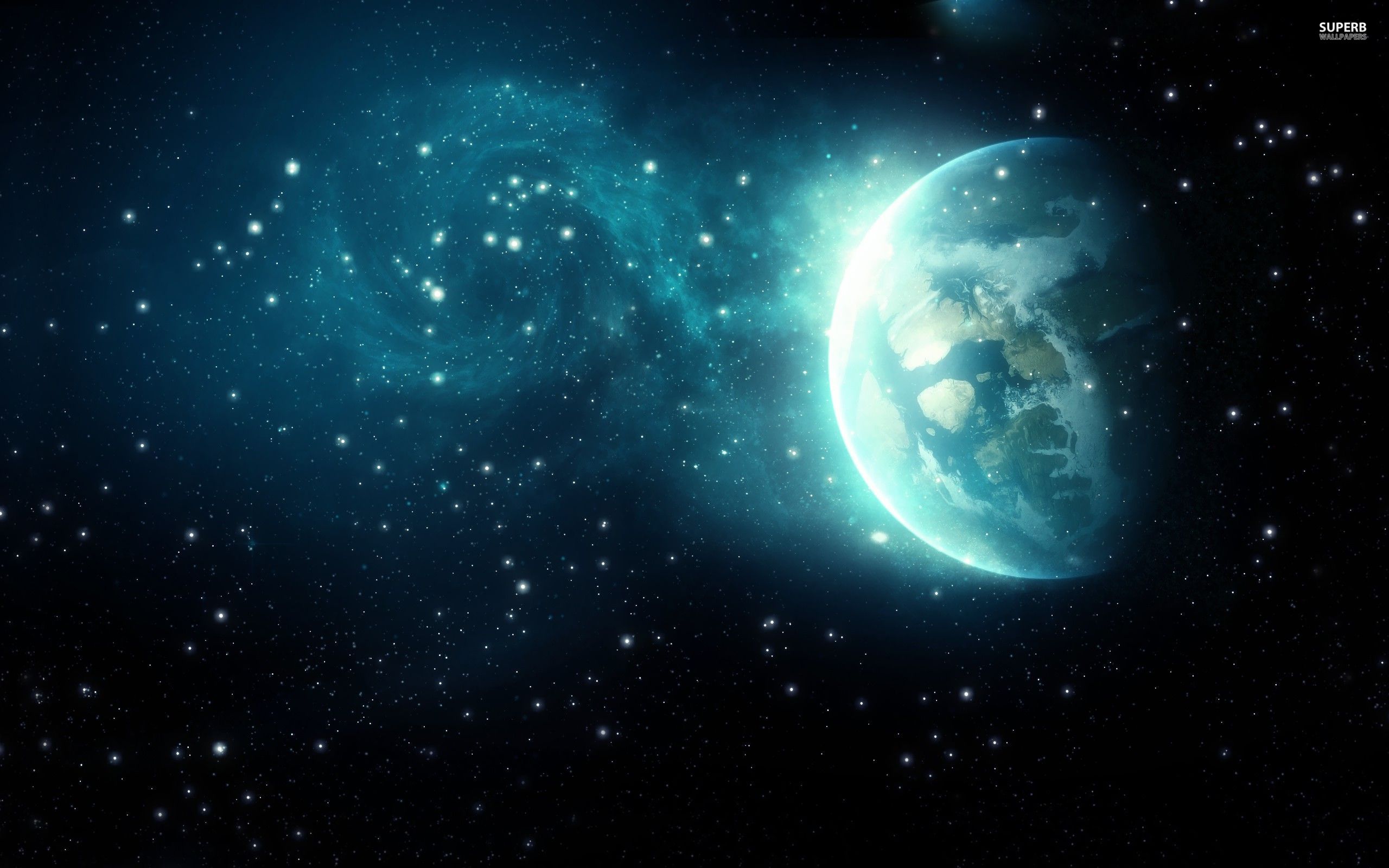 Blue space wallpaper - Space wallpapers - #21886