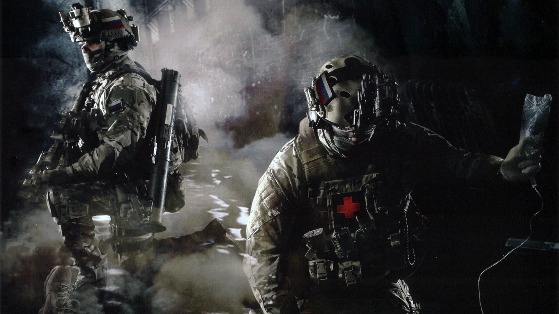 Wallpaper alpha, Special Forces, a group of 