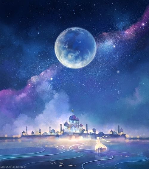 Background / Wallpaper We Heart It moon, sailor moon, and stars