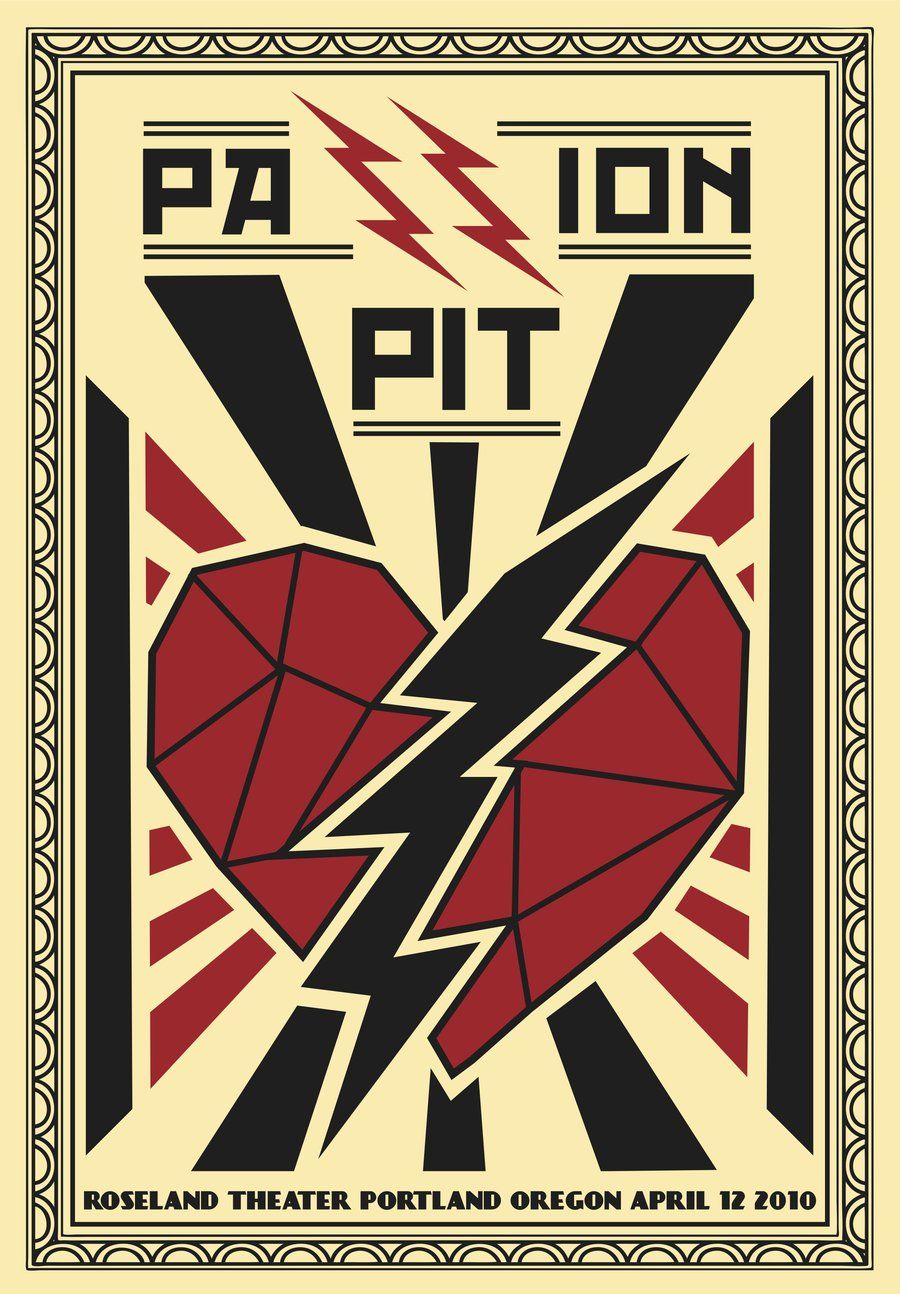 Passion Pit Concert Poster by jasonserres on DeviantArt