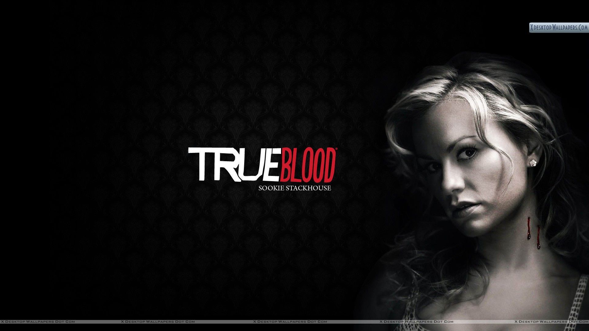 True Blood – Anna Paquin Side Face Photoshoot Wallpaper