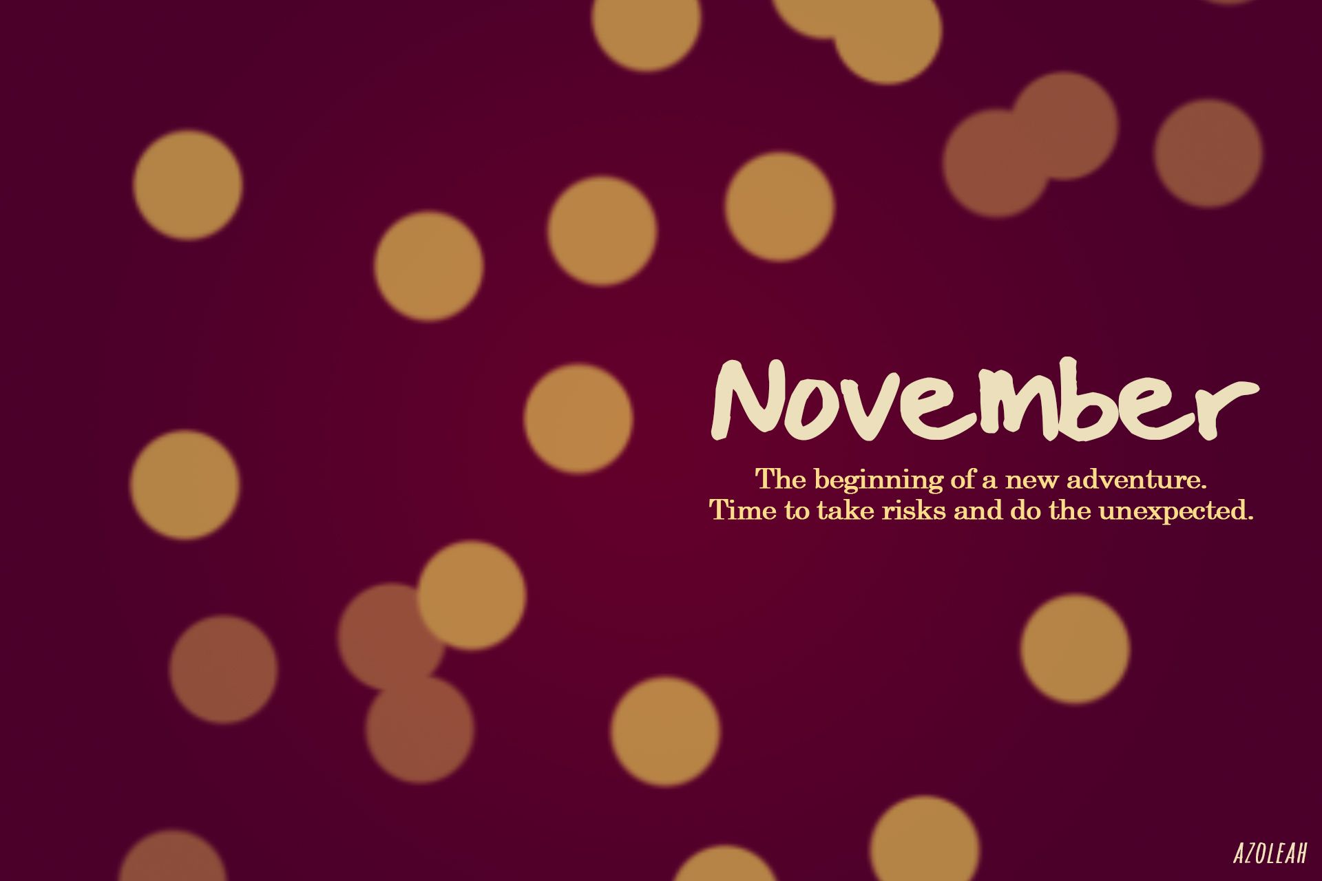 November Desktop Backgrounds