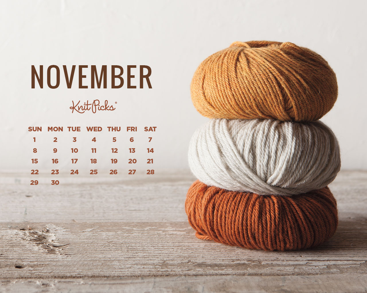 November 2015 Wallpaper Calendar - KnitPicks Staff Knitting Blog