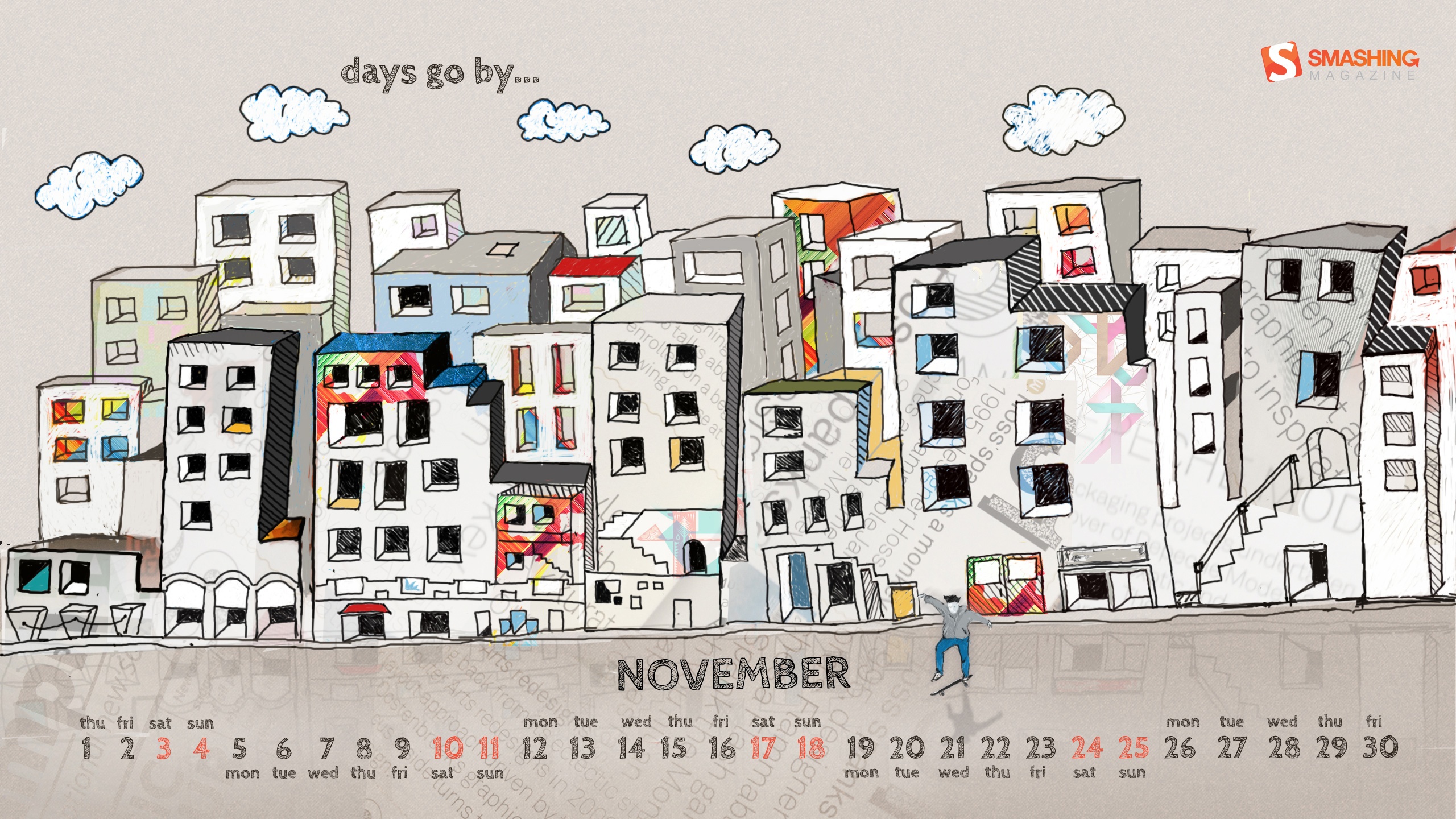Desktop Wallpaper Calendars: November 2012 – Smashing Magazine