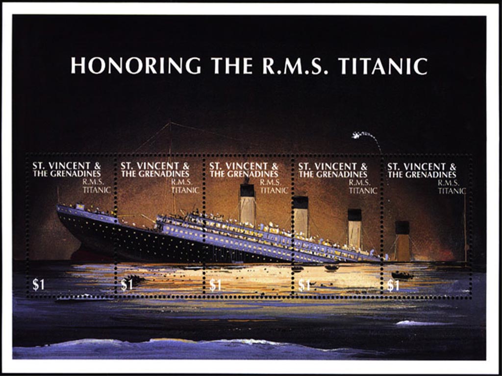 RMS Titanic Stamp Wallpaper and Backgrounds 1024 x 768