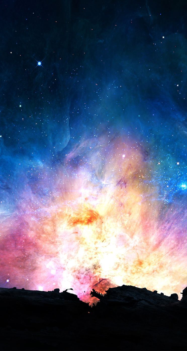 Galaxy Stars iPhone Wallpaper - Pics about space