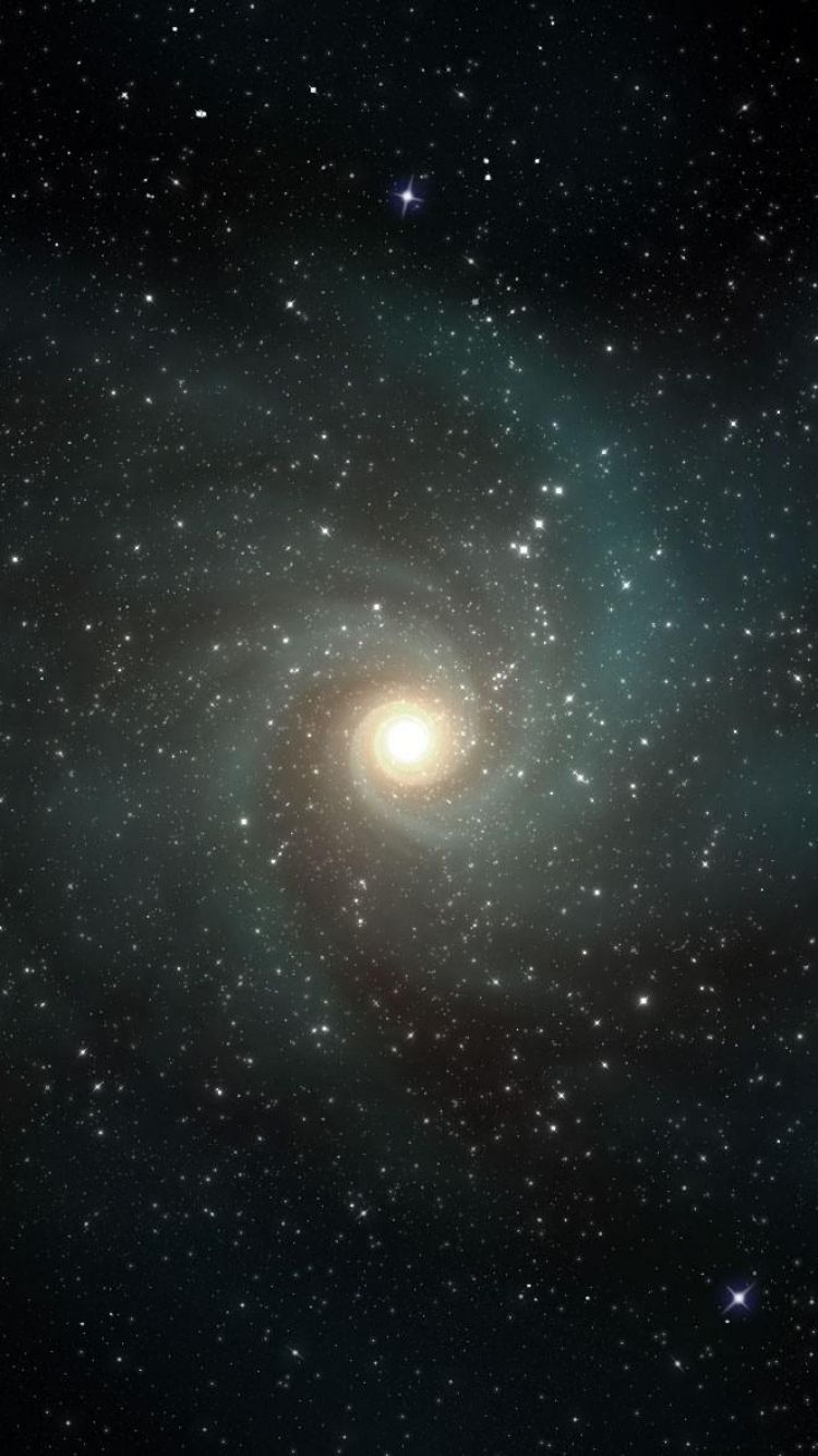 Download Wallpaper 750x1334 Stars, Galaxies, Rotation, Universe ...