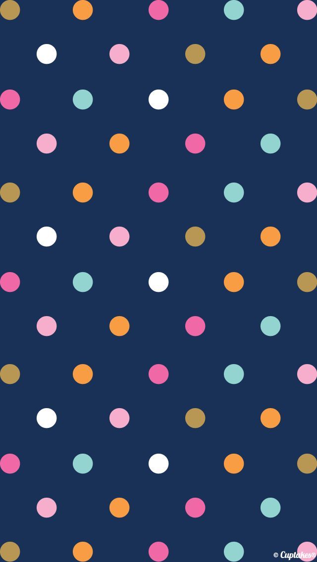 Polka dots. Check out 9 Lovely Pattern Wallpapers for iPhone 5/5s ...